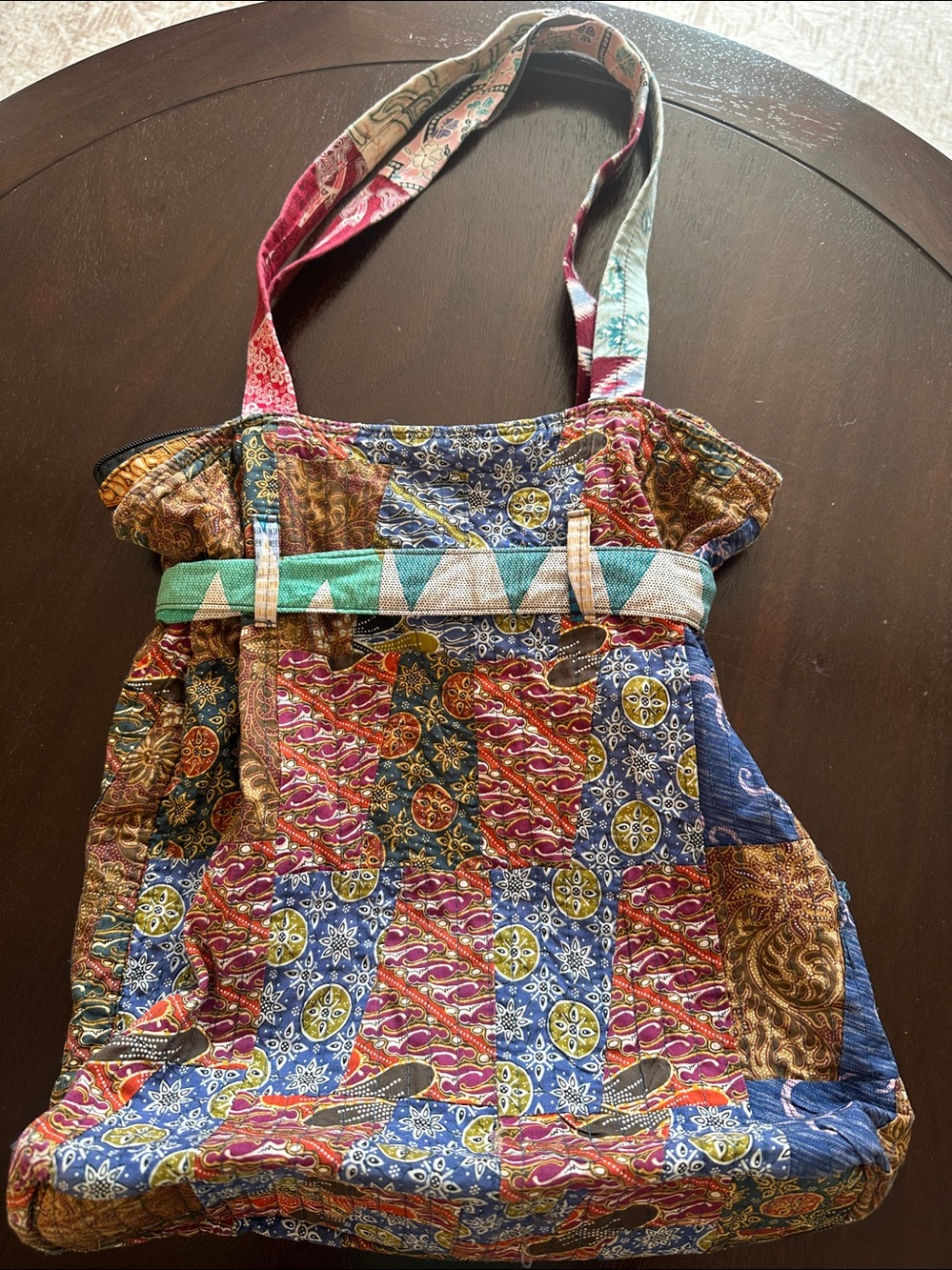 Patchwork tote bag. - Picture 5 of 8